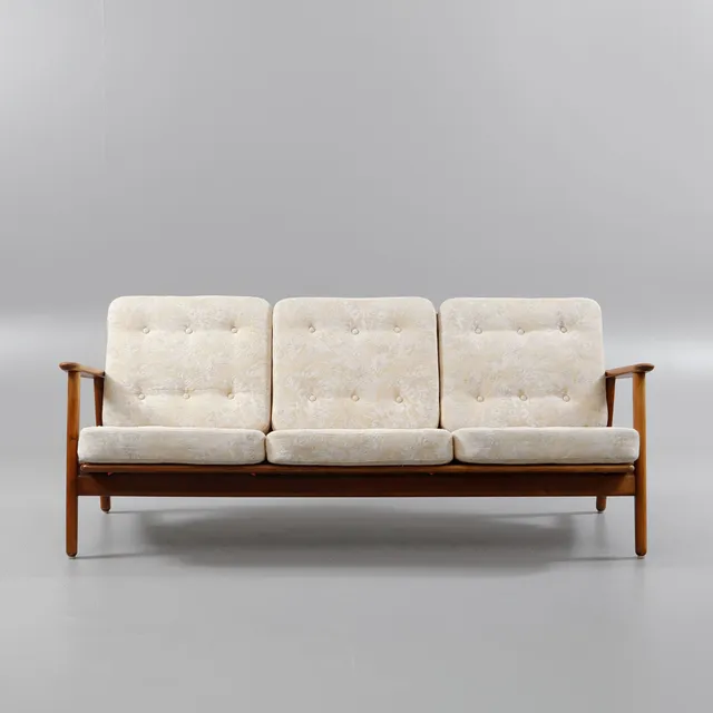 HANS J WEGNER. Soffa, GE-233, Getama, Danmark, 1950/60-tal.