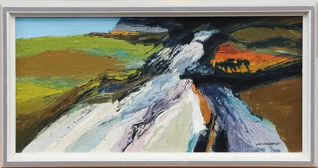 LEIF PERSSON. OLJA, på pannå, signerad, 1975.
