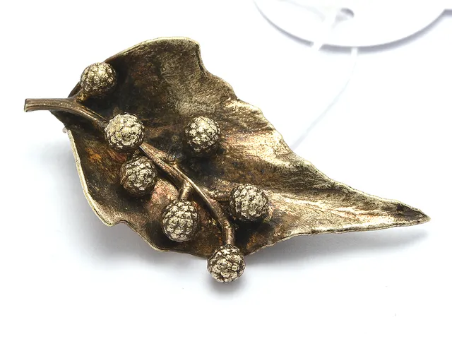 Brosch Flora Danica Denmark S925 6,8g