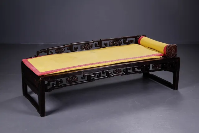Opium bed, rosewood, Qianlong