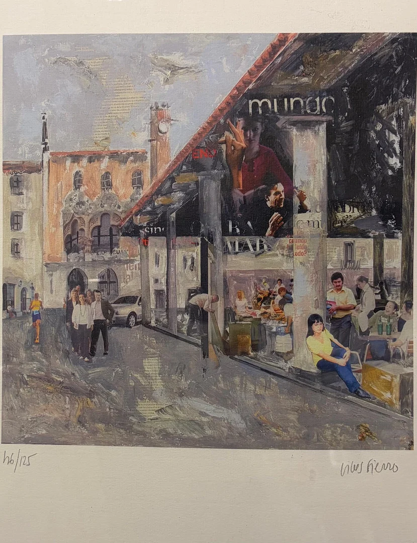 ANTONI VIVES FIERRO. Italian urban view. — Engravings & Prints — Balclis
