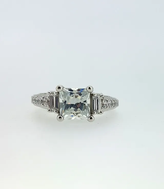 PRINCESS CUT RING.