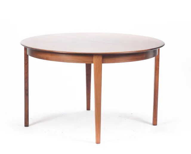 Skovby Furniture Factory. Circular rosewood dining table, 1960s (3)