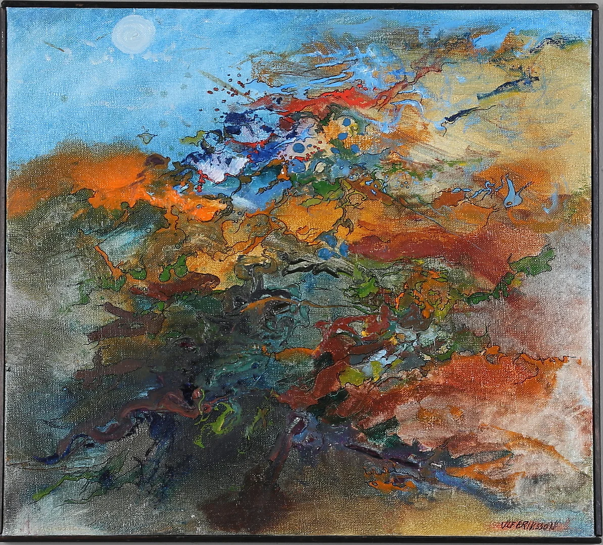 ULF ERIKSSON. blandteknik, signerad. — Paintings — Gomér & Andersson Norrköping