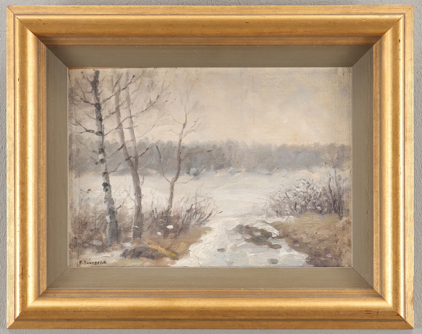 PER SUNDBERG. Motiv från Lidingö. — Paintings — Karlstad Hammarö Auktionsverk