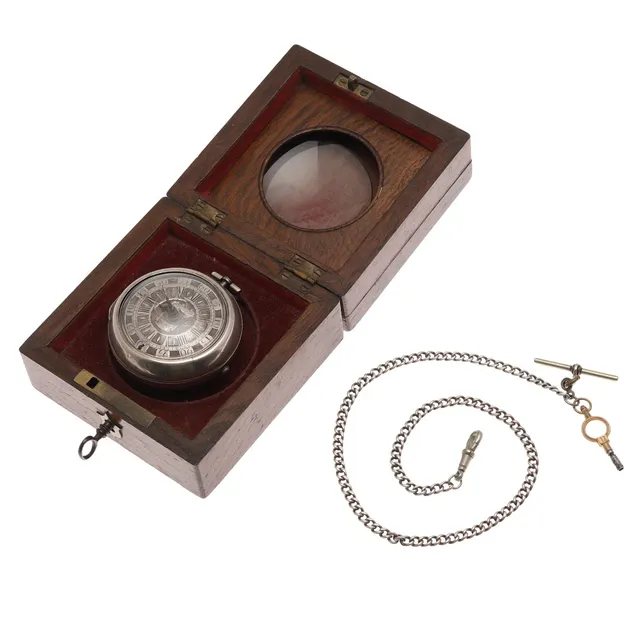 AN 18TH CENTURY SILVER PAIR CASED POCKET WATCH BY WILLIAM ROOKER, LONDON.