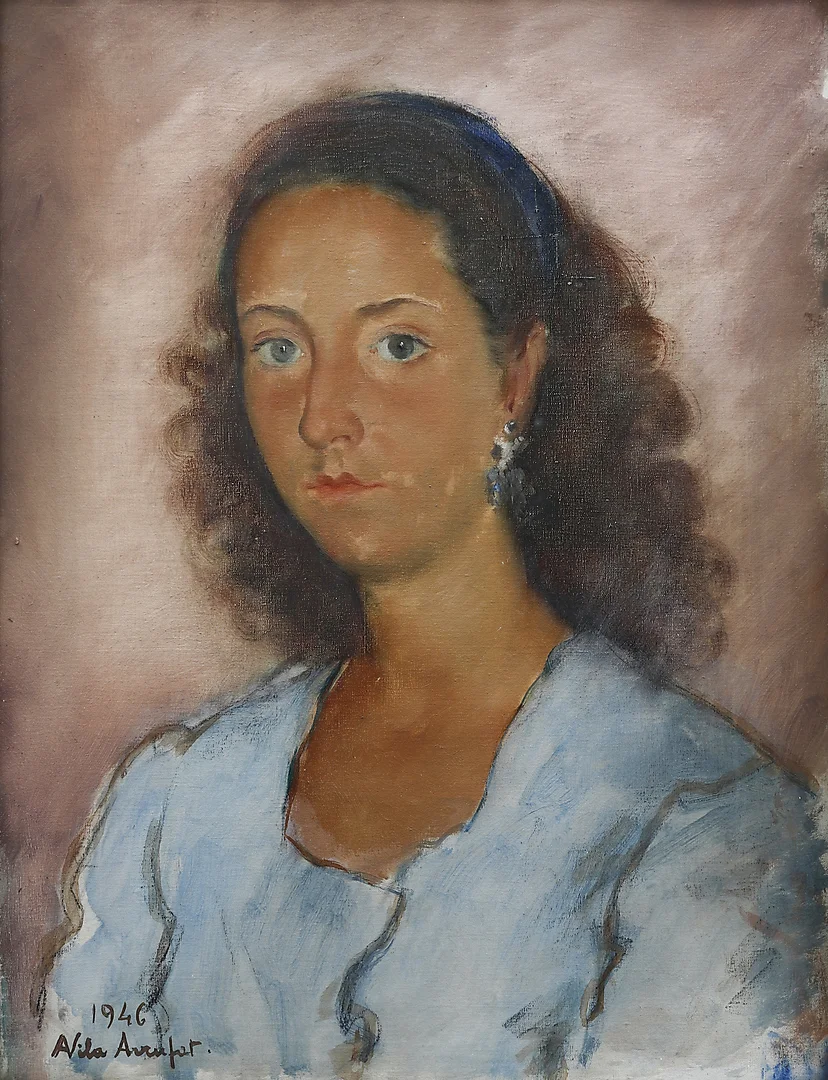 ANTONI VILA ARRUFAT. A girl. — Paintings — Balclis