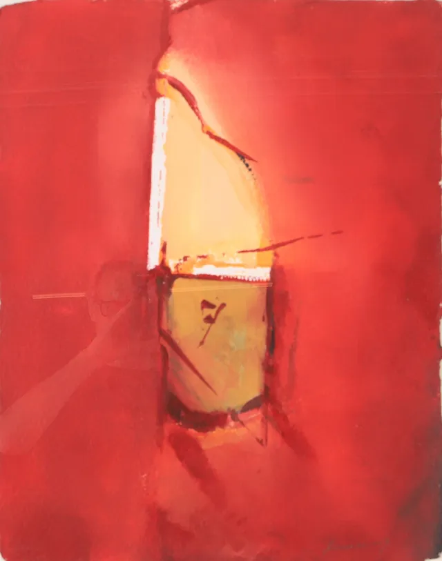 VLADIMIR KAMENDY. Komposition, blandteknik, signerad.