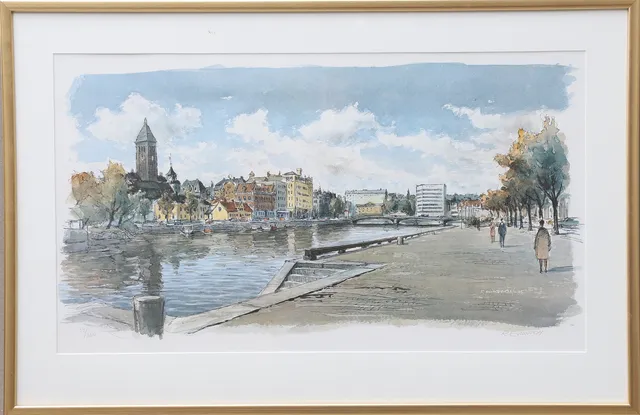ROLF ERIKSSON. färglitografi, signerad och numrerad 34/360.
