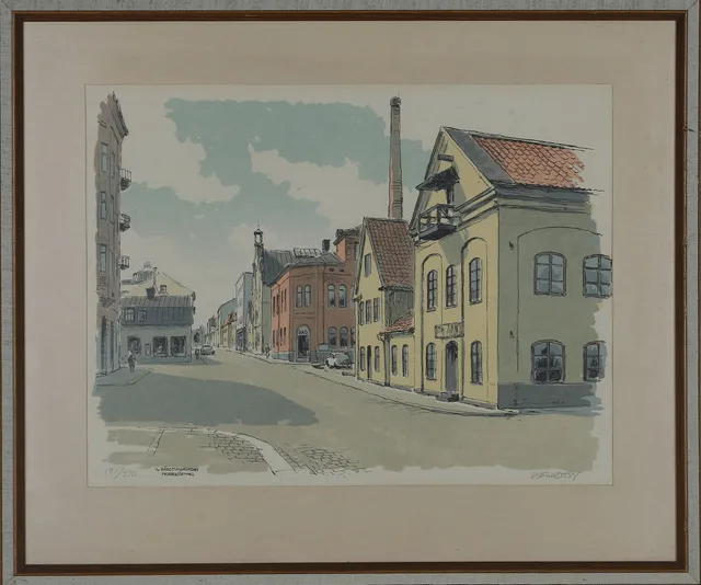 ROLF ERIKSSON. färglitografi, signerad och numrerad 191/330.