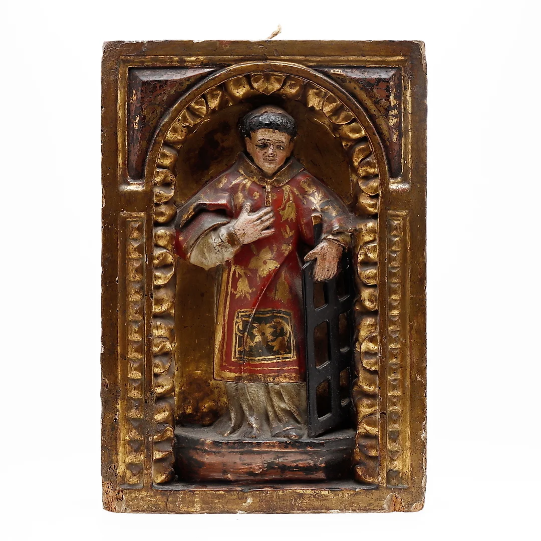SPANISH SCHOOL, 17TH CENTURY. Saint Lawrence. — Sculptures & Bronzes — Balclis