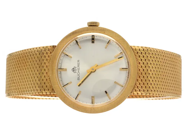 BUCHERER, 18K brv 61,1g 19,5cm, Ø34mm, manuell, boettnr 1212, plexiglas