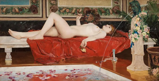 Georg Pauli, "Romerskt bad"/"Odalisk".