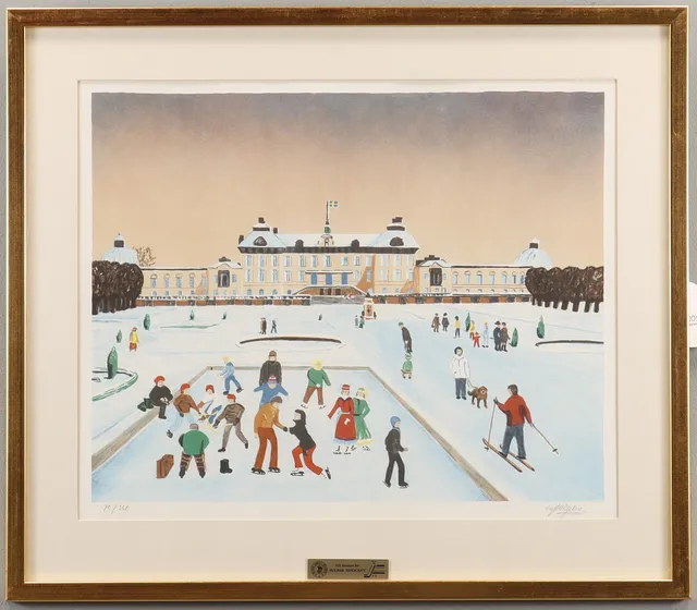 ULF NILSSON litografi 70/360, signerad.