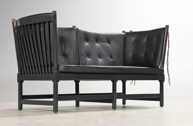 Børge Mogensen. Spoke-back sofa made in beechwood, model 1789