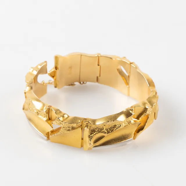 BJÖRN WECKSTRÖM. Armband 'Narda' 18K guld och platina, Lapponia 1988.