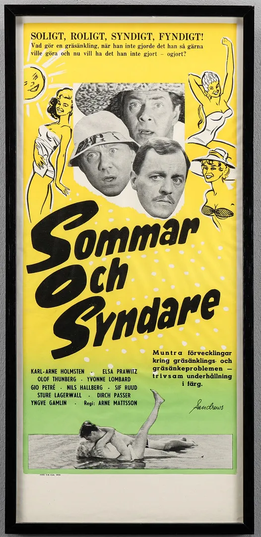 FILMAFFISCH Sommar Och Syndare.