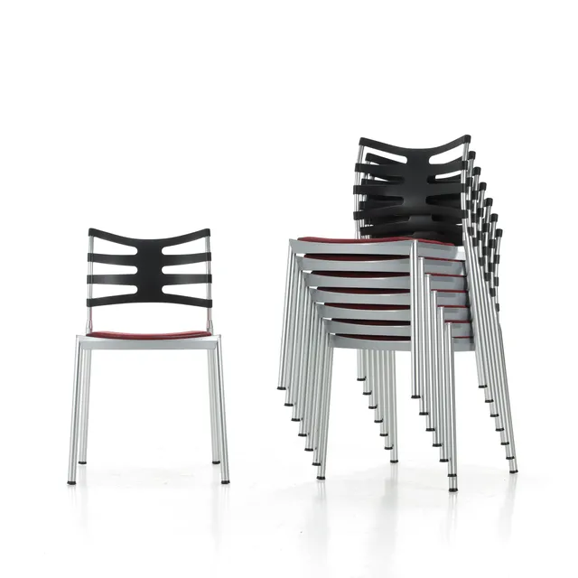 Kasper Salto. Eight chairs, model 'Ice' (8)