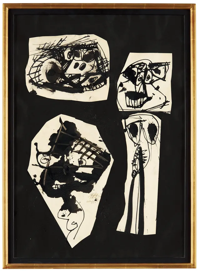 Antonio Saura, Utan titel.