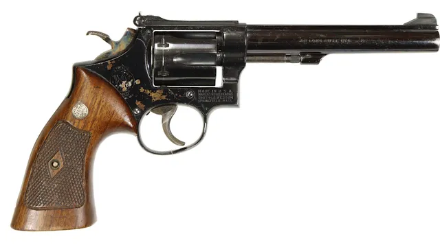 REVOLVER, fabrikat Smith & Wesson, modell 17-2, kaliber .22lr, tillv.nr K705243.