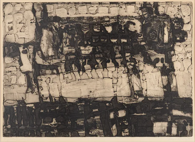BERTIL LUNDBERG. Etsning, numrerad 17/20, signerad.