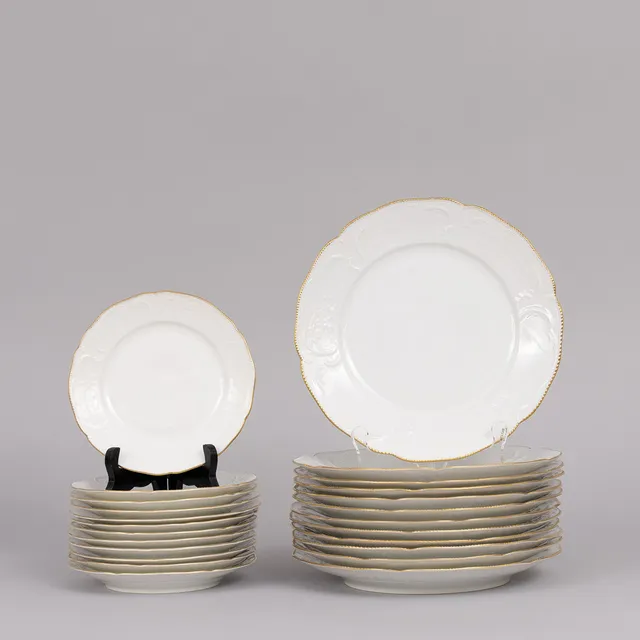 SERVISDELAR, 87 delar, Sanssouci, Rosenthal.