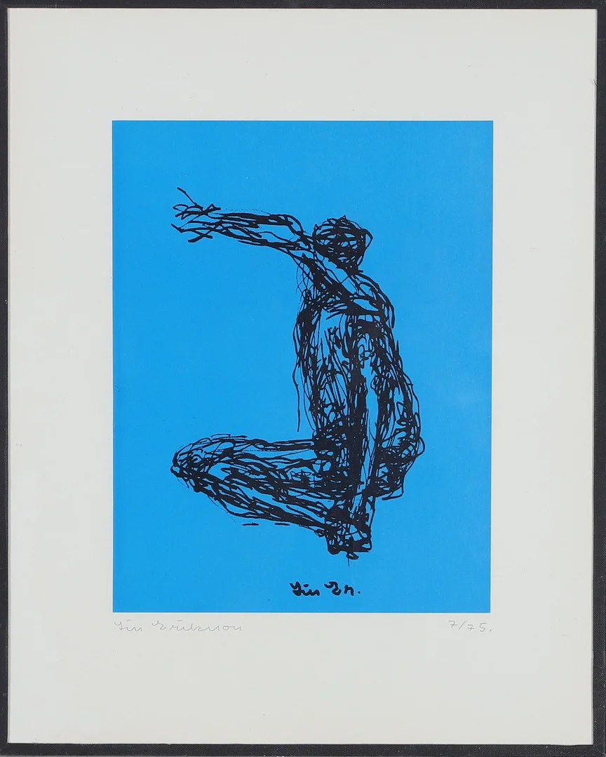 LISS ERIKSSON. Grafik, signerad och numrerad 7/75. — Engravings & Prints — Gomér & Andersson Norrköping