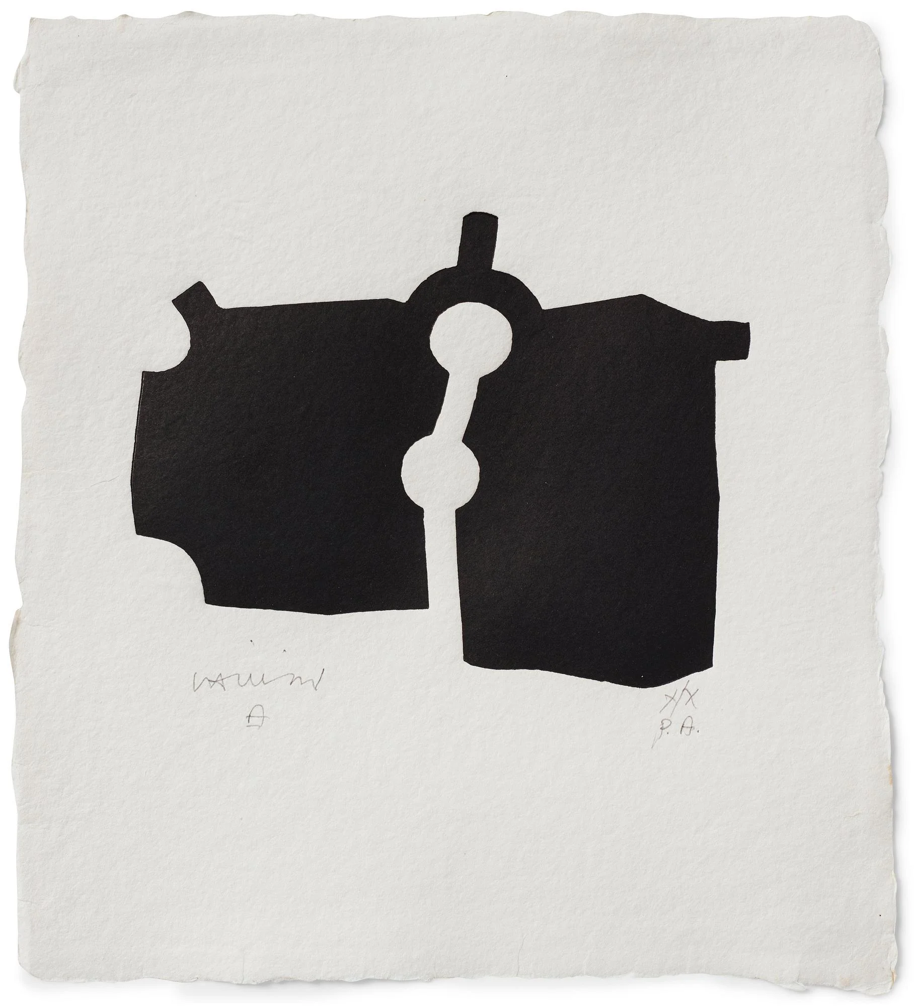 Eduardo Chillida, "Zubi". — Bukowskis
