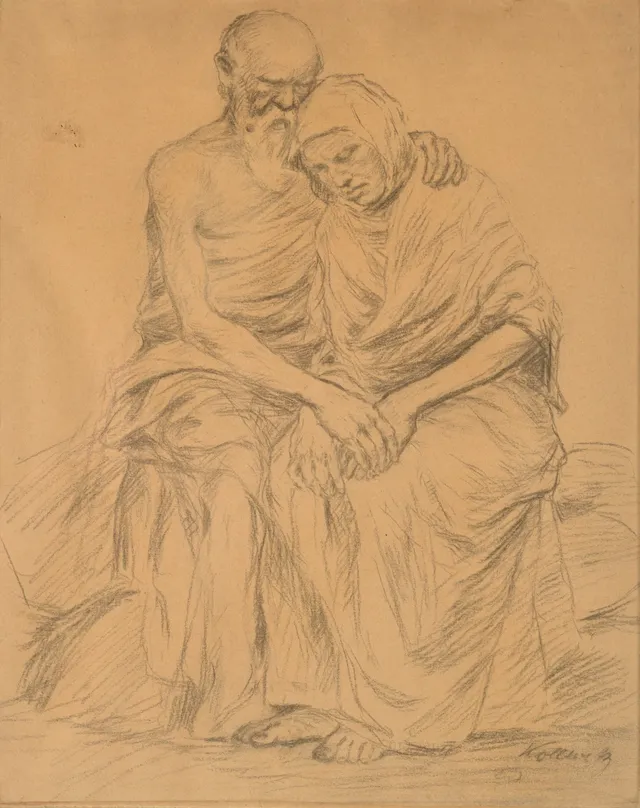 Käthe Kollwitz. 'The sorrow of the old ones'