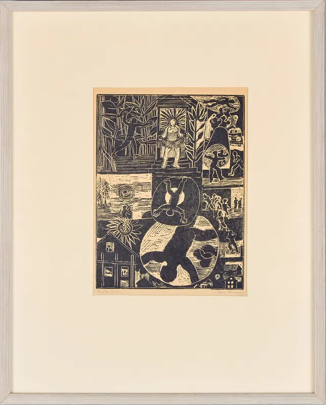 BJÖRN FORSMAN (1917-1990). "Våroffer".