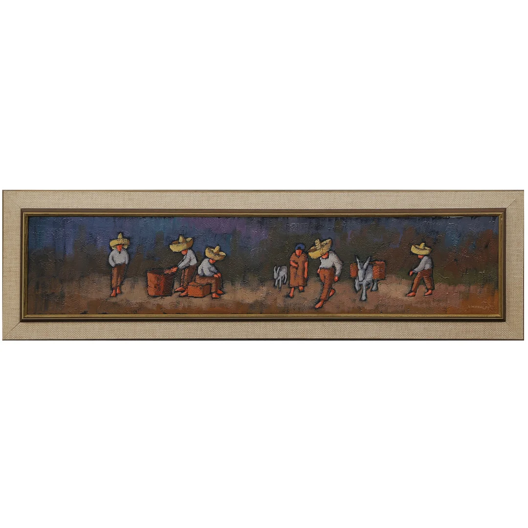 HELGE EUGÉN LINDHOLM (1922-1996) OLJA PÅ DUK, SIGNERAD. — Paintings — Auktionskammaren Sydost Kalmar