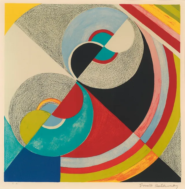 Delaunay, Sonia — "Lille #2" 1971
