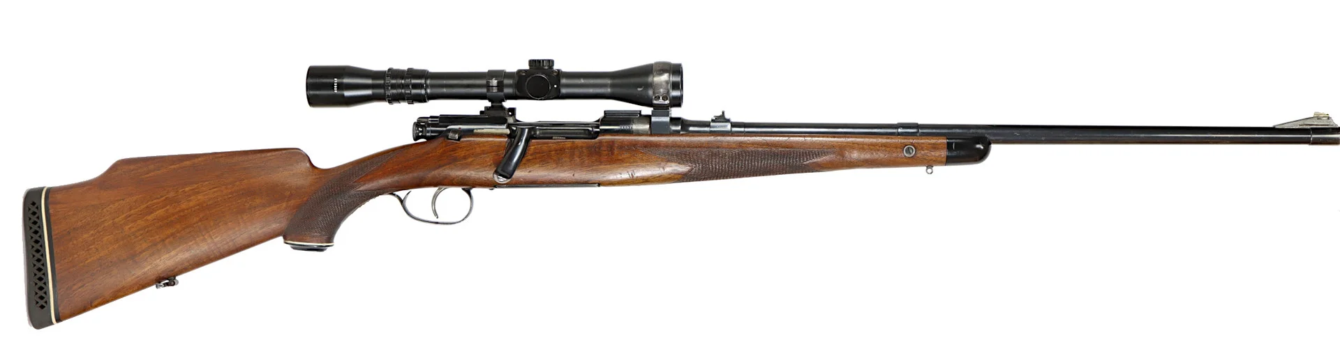 KULGEVÄR, fabrikat Mannlicher, modell 1950, kaliber .30-06, tillv.nr 21976, se-nr SE1751895. — Rifles — Walter Borg