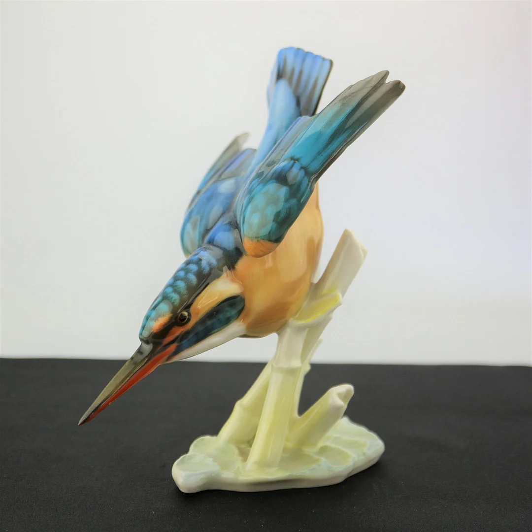 HANS ACHTZIGER. HUTSCHENREUTHER EISVOGEL PORZELLAN. — European — Kunst- und Auktionshaus Kleinhenz