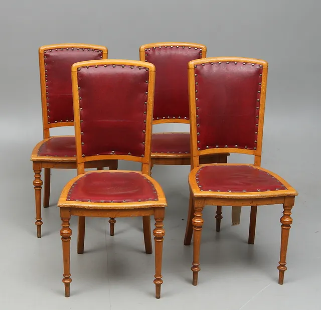 STOLAR, 4 st, nyrenässans, omkring 1900.