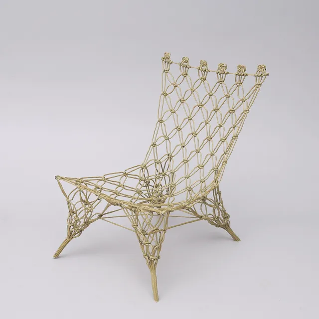 MARCEL WANDERS. STOL/SKULPTUR, "KNOTTED CHAIR".