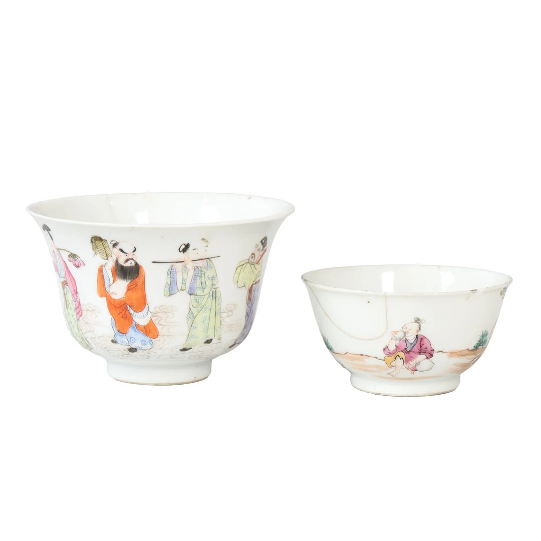 TWO PIECES OF CHINESE PORCELAIN (2). — Oriental — Bishop & Miller