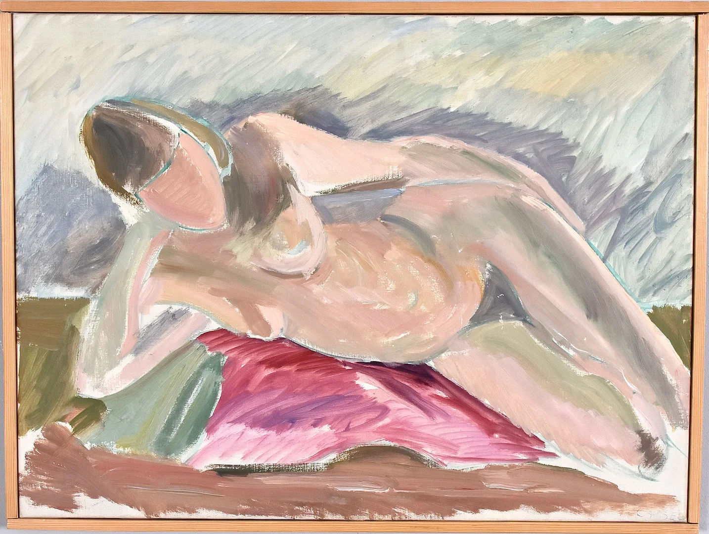 ARNE CASSEL. Olja på duk. — Paintings — Halmstads Auktionskammare
