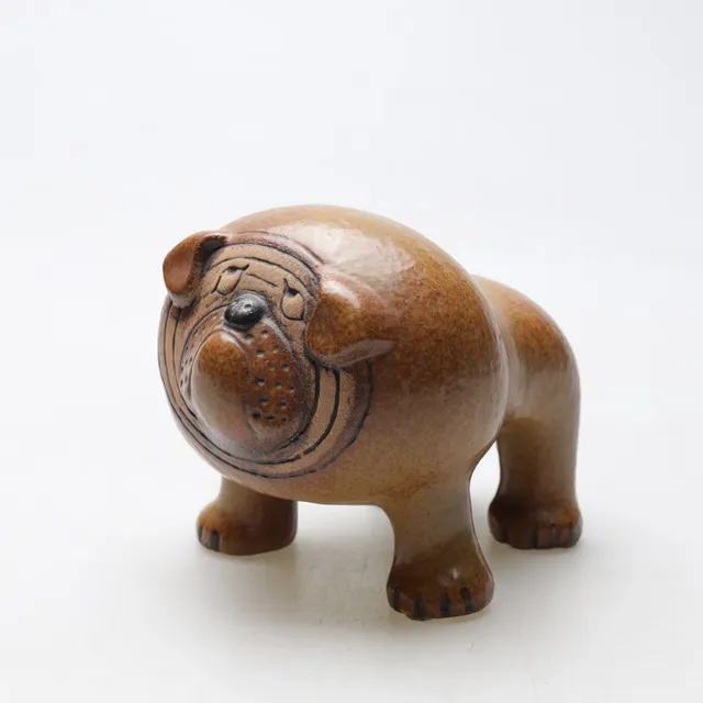 LISA LARSON. "Bulldog", stengods, Gustavsberg.
