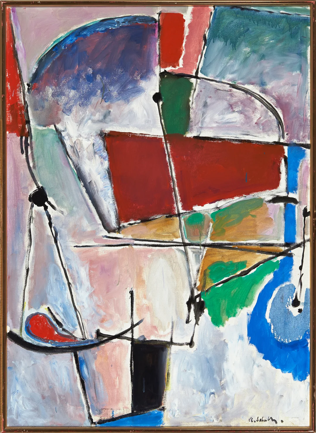 Schultz, Alexander — "La Femme à L´oul noir" — Kunst/Maleri — Blomqvist