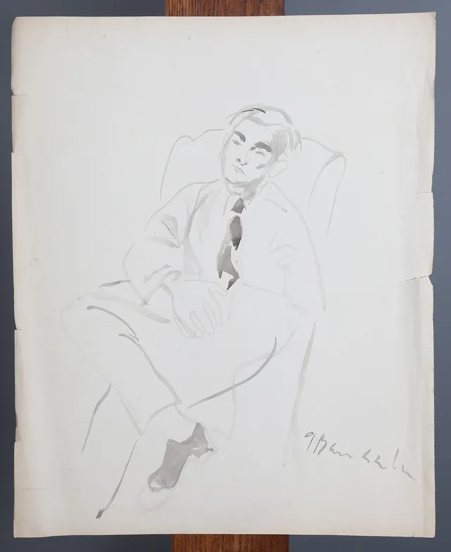 EMILI GRAU SALA. Portrait of Pere Ynglada.