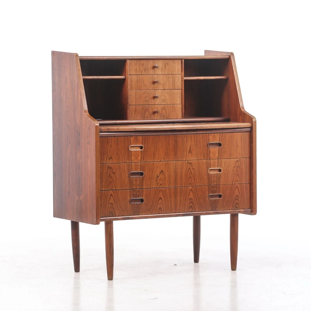 Rosewood writing desk, 1950s/60s — Furniture/Cabinets, chests of drawers — Lauritz