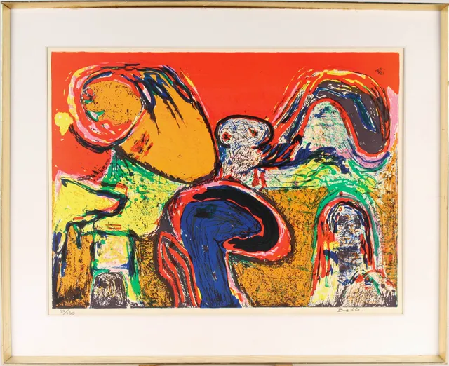 Mogens Balle. Composition. Lithography.