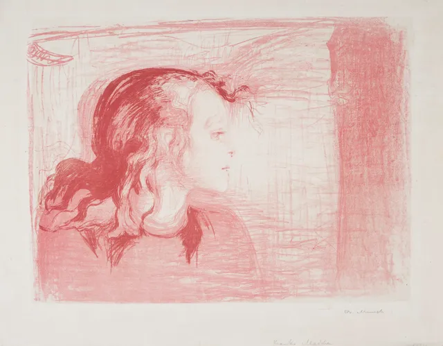 Munch, Edvard — "Det syke barn I" / "The sick child I" 1897