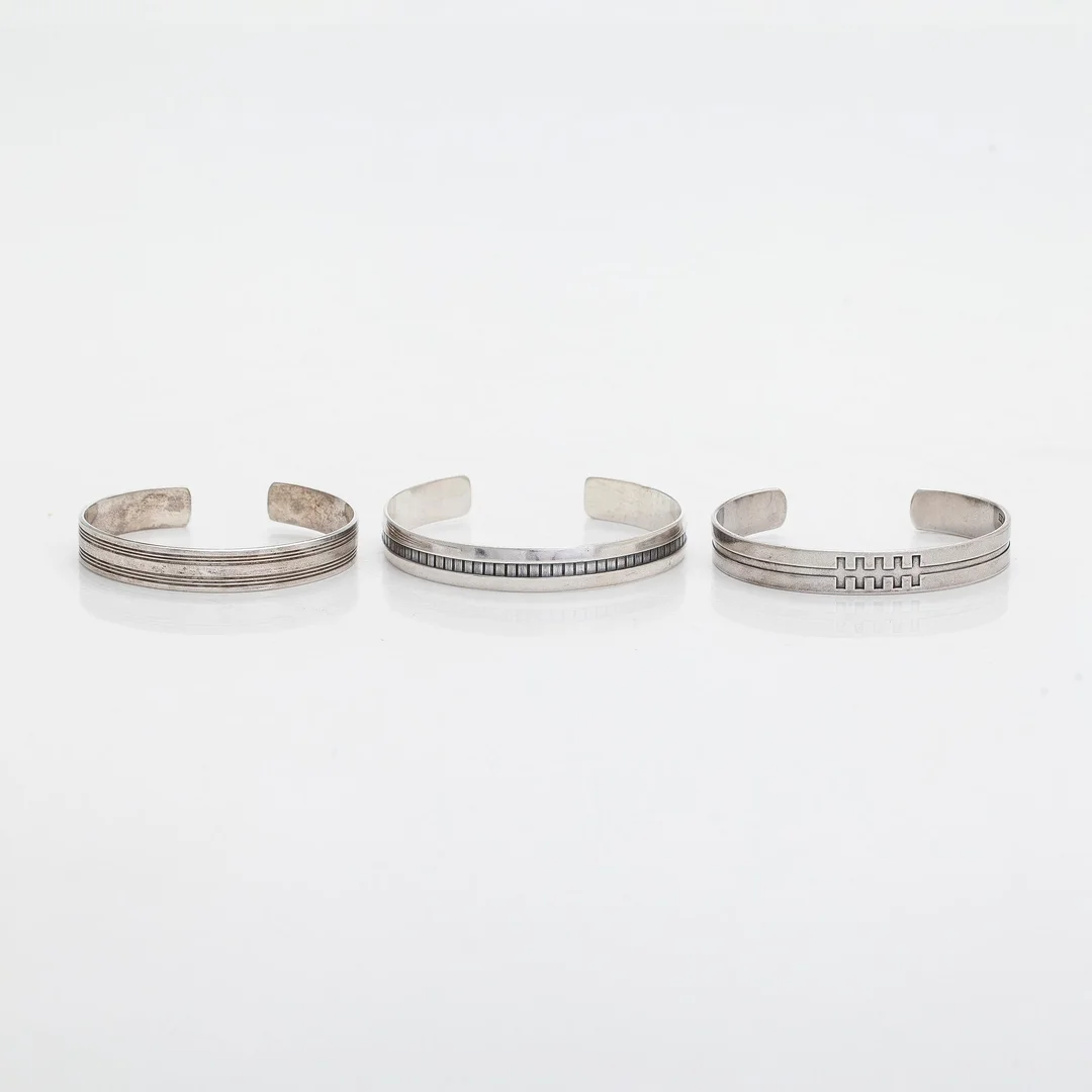 Kalevala Koru, armband, 3 st, silver, Helsingfors 1962- 1998. — Smycken/Armband — Bukowskis