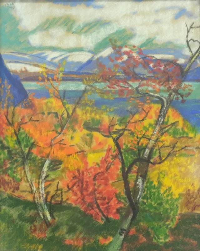 KJELL LEANDER ENGSTRÖM. FJÄLLANDSKAP.