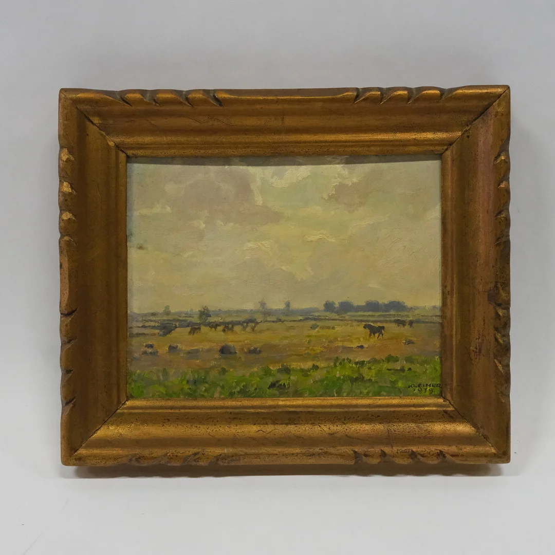 AXEL KLEIMER. OLJA PÅ PANNÅ. — Paintings — Björnssons Auktionskammare
