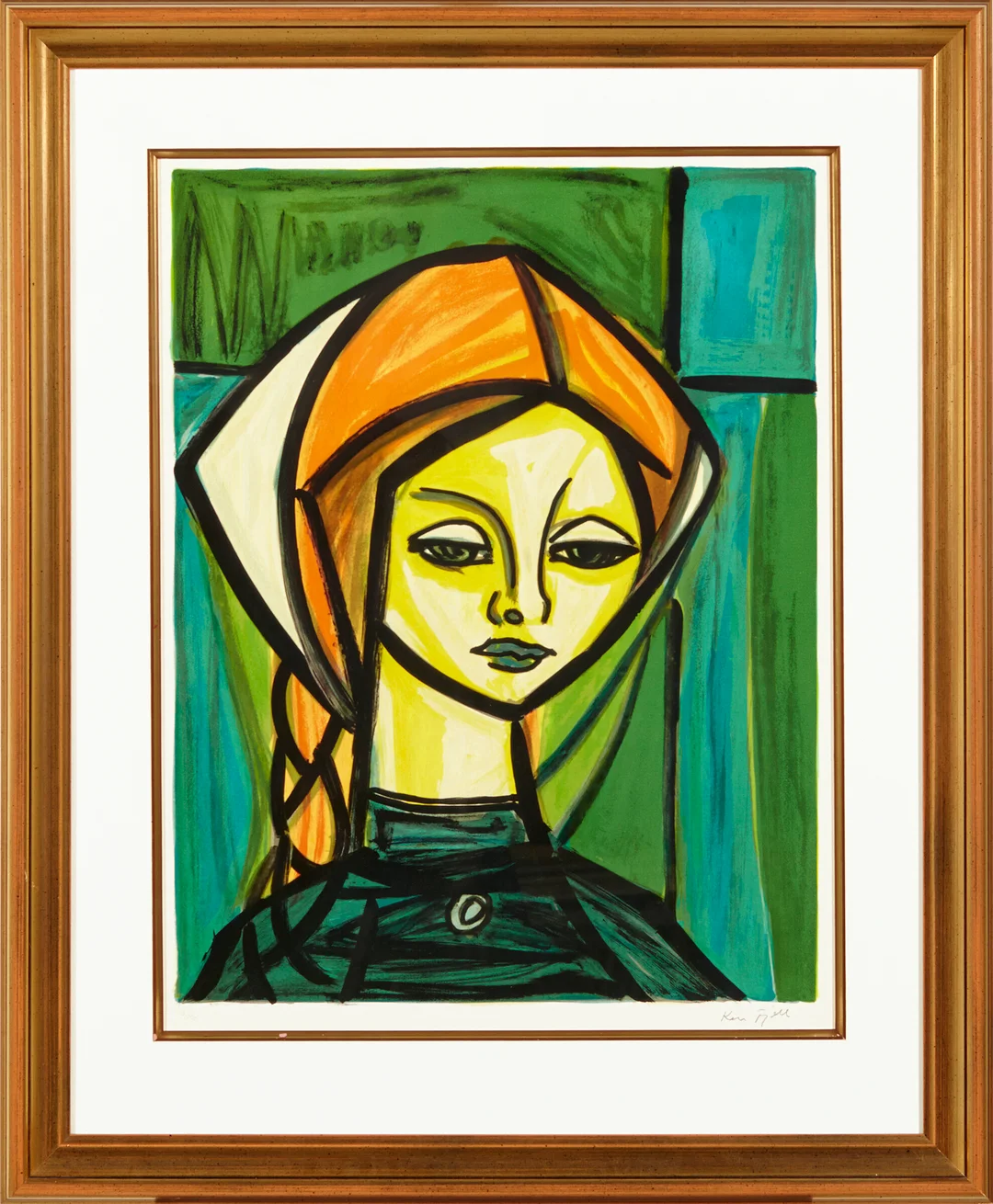 Fjell, Kai — "Pikehode" 1987 — Kunst/Grafikk — Blomqvist