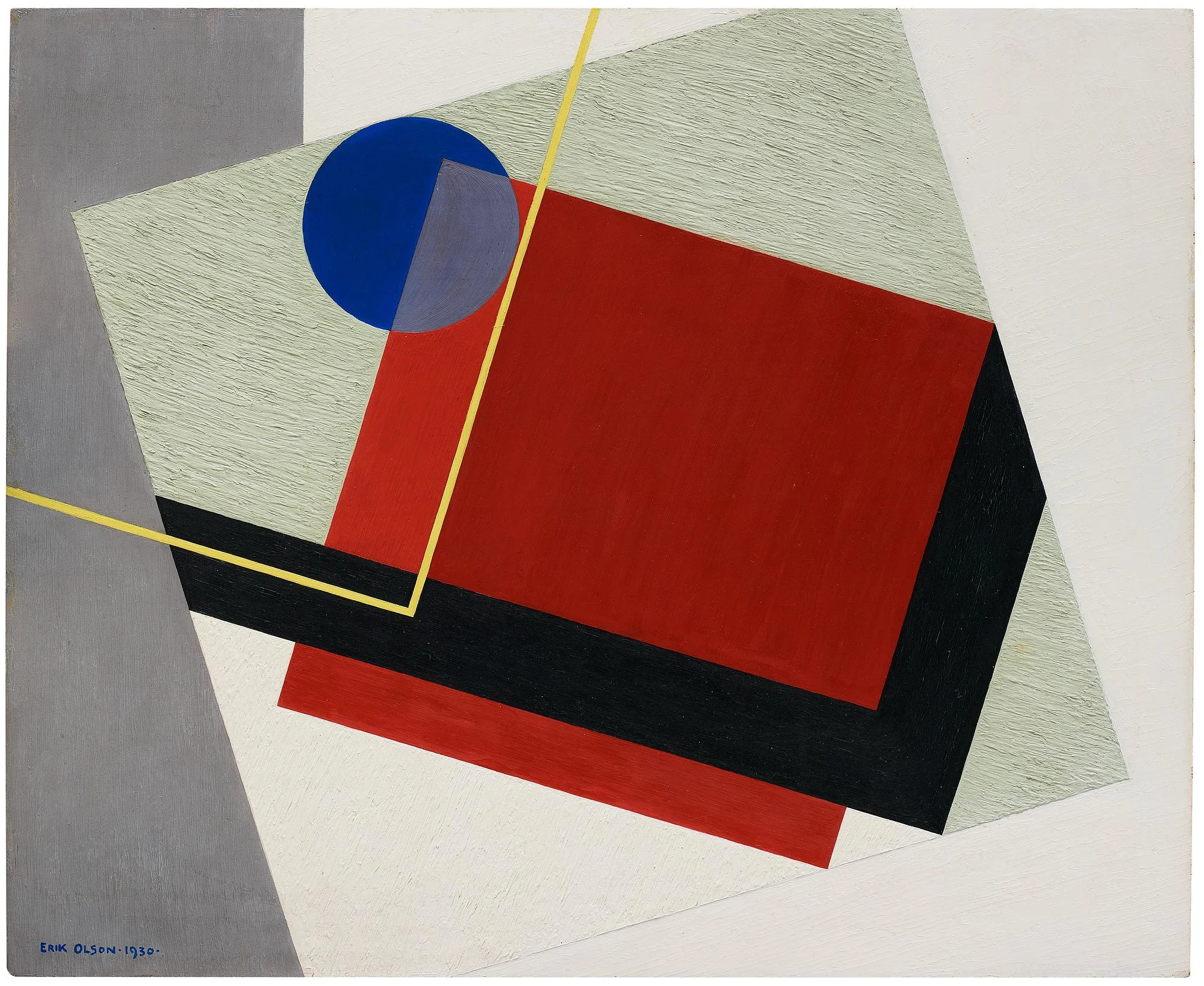 Erik Olson, ”Carré Rouge (Röd kvadrat)". — Bukowskis