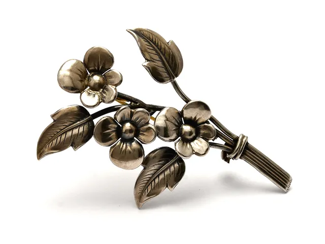 Brosch S925, ca 1950-tal, 70mm, 8,2g